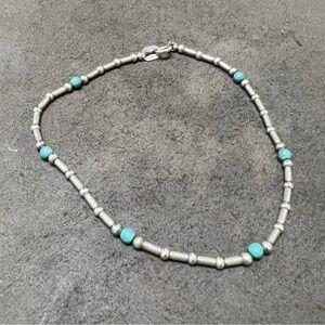 Carlisle Jewelry of Albuquerque Anklet 925 Sterling Silver Native  10” 4.4G